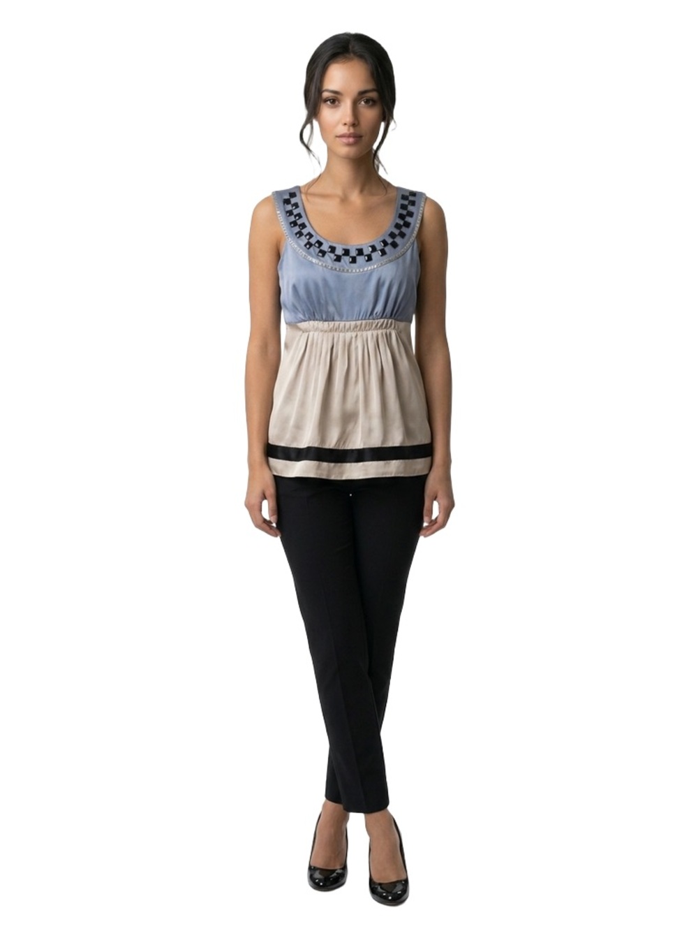 Kensie 100% Silk top - Picture 2 of 16